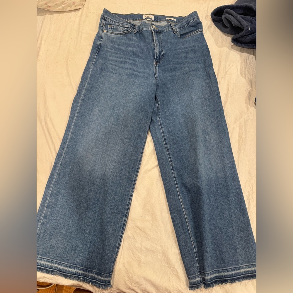 Frame Denim Blue Flare Jeans